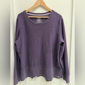 L.L.Bean Cozy Sweatshirt, Split-Hem, Extra Large Petite